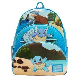 Loungefly Pokémon Squirtle Evolution Mini Backpack